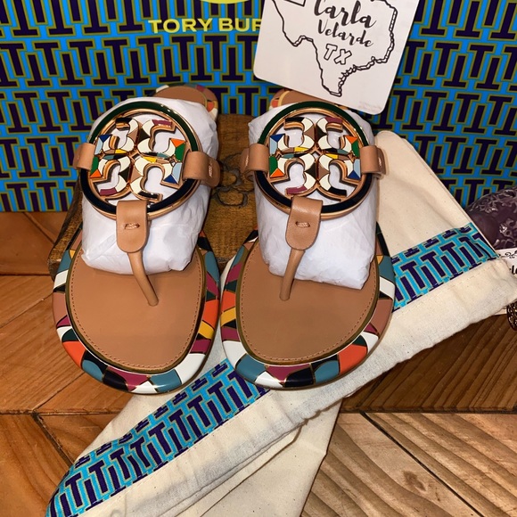 Tory Burch Enamel Millers β€οΈπ§‘ππππ€ - Picture 3 of 6